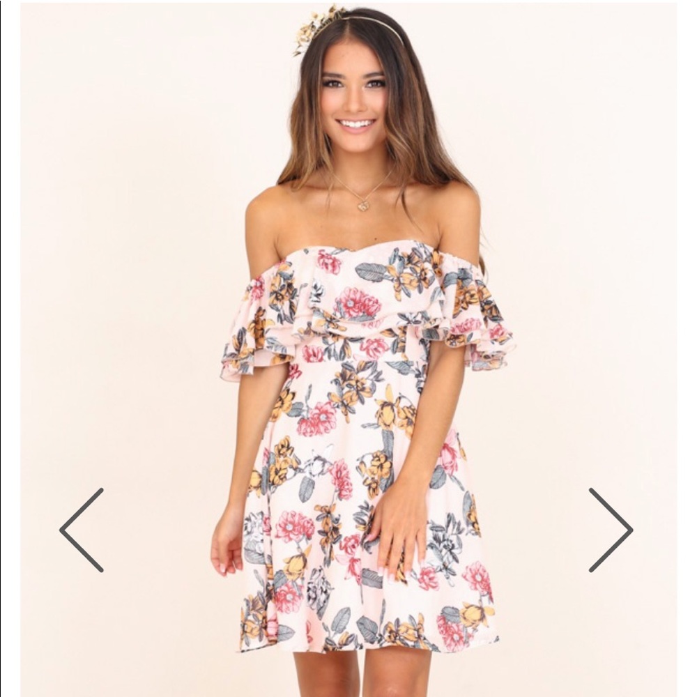 NWOT Sweetheart floral dress